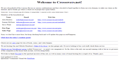 Desktop Screenshot of crossovers.net